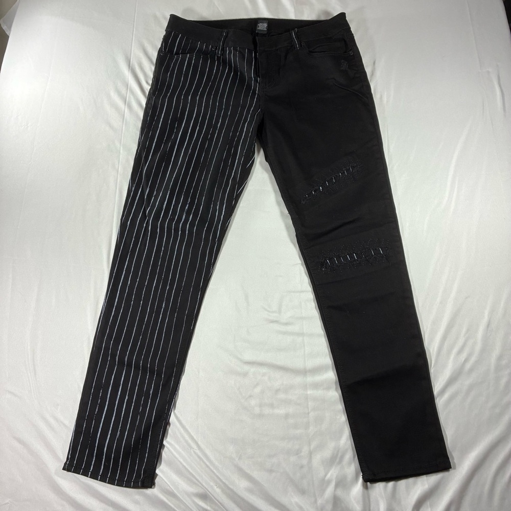Hot Topic The Nightmare Before Christmas Jack Head Patch Pant Size 15